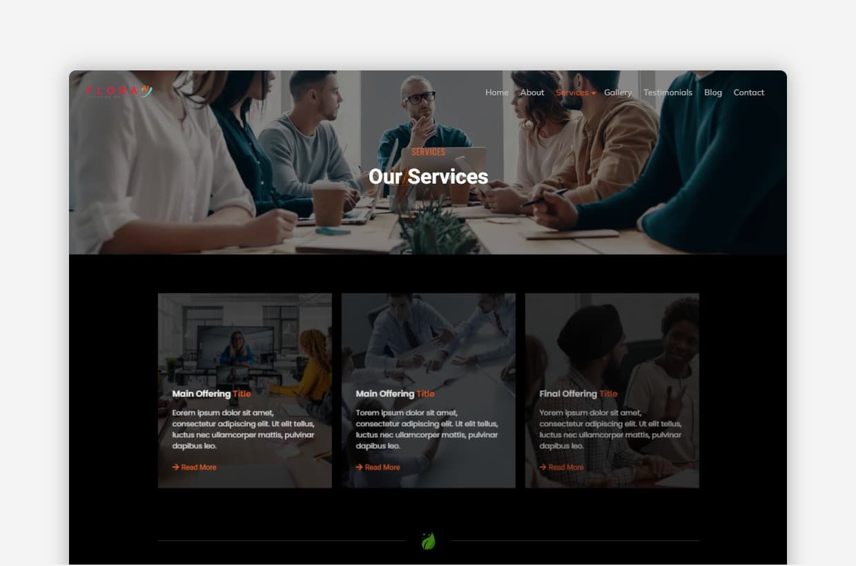 Creative Agency WordPress Template